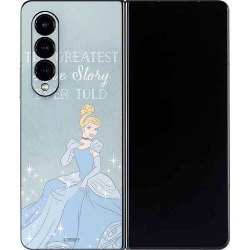 Disney Cinderella Greatest Love Story Ever Told Galaxy Z Fold4 5G Skin