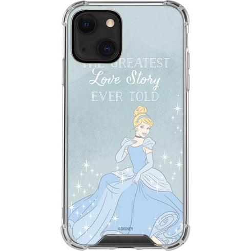 Disney Cinderella Greatest Love Story Ever Told iPhone 13 Mini Clear Case