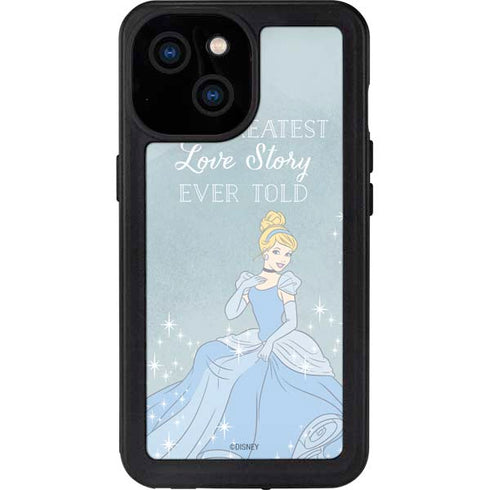 Disney Cinderella Greatest Love Story Ever Told iPhone 13 Mini Waterproof Case
