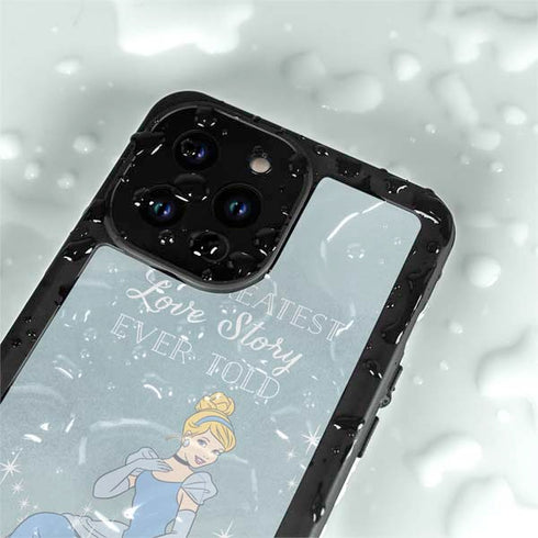 Disney Cinderella Greatest Love Story Ever Told iPhone 14 Pro Max Waterproof Case