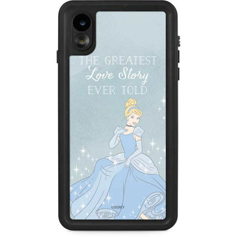 Disney Cinderella Greatest Love Story Ever Told iPhone XR Waterproof Case