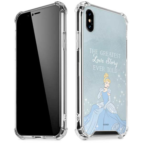 Disney Cinderella Greatest Love Story Ever Told iPhone XS Max Clear Case