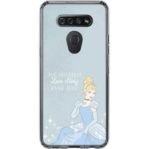Disney Cinderella Greatest Love Story Ever Told LG K51/Q51 Clear Case