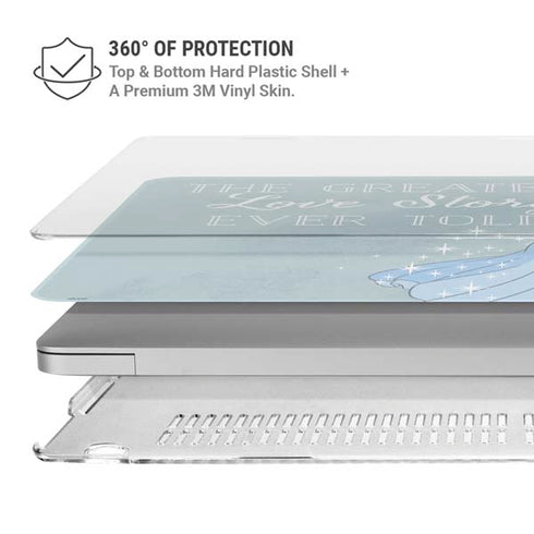 Disney Cinderella Greatest Love Story Ever Told MacBook Air 15in (2023-2025) Case plus Skin