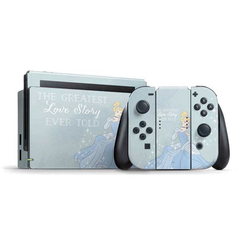 Disney Cinderella Greatest Love Story Ever Told Nintendo Switch Bundle Skin