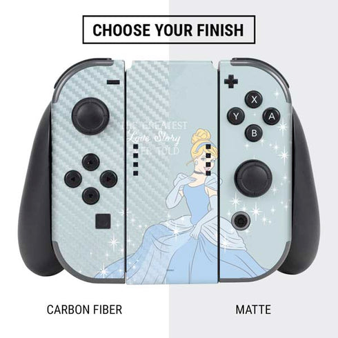 Disney Cinderella Greatest Love Story Ever Told Nintendo Switch Bundle Skin