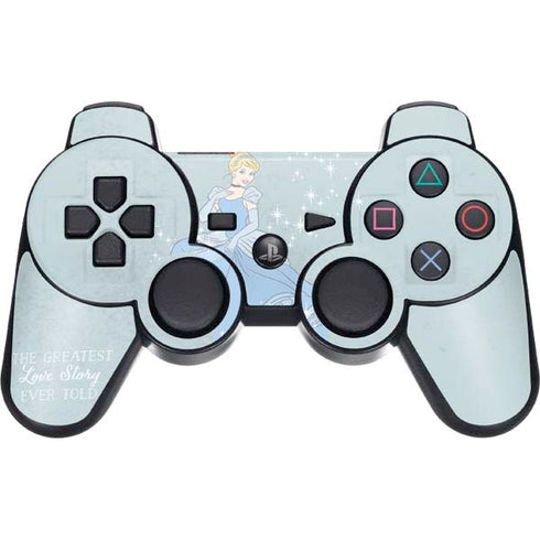 Disney Cinderella Greatest Love Story Ever Told PS3 Dual Shock wireless controller Skin