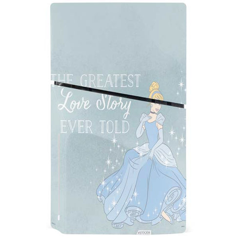 Disney Cinderella Greatest Love Story Ever Told PS5 Slim Disk Bundle Skin