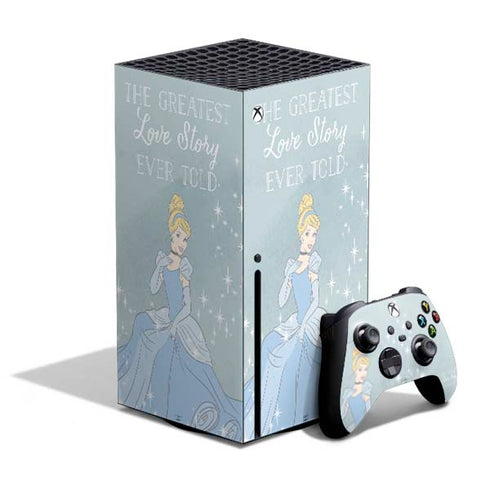 Disney Cinderella Greatest Love Story Ever Told Xbox Series X Bundle Skin