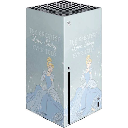 Disney Cinderella Greatest Love Story Ever Told Xbox Series X Console Skin