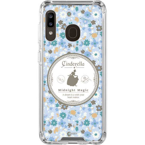 Disney Cinderella Midnight Magic Silhouette Galaxy A30 Clear Case