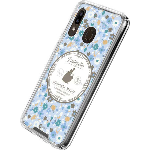 Disney Cinderella Midnight Magic Silhouette Galaxy A30 Clear Case