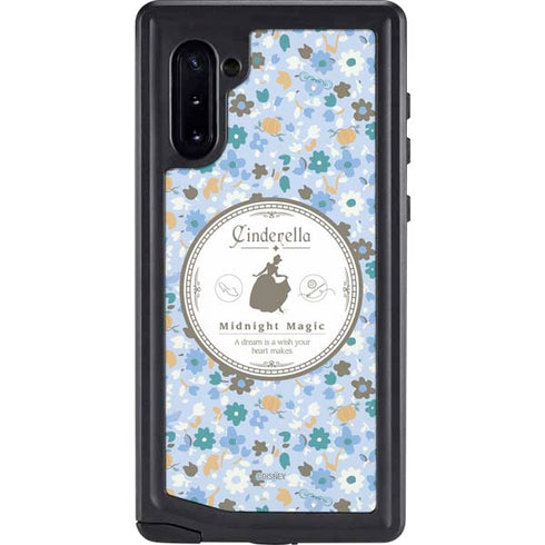 Disney Cinderella Midnight Magic Silhouette Galaxy Note 10 Waterproof Case