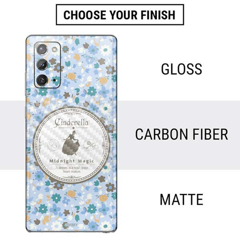 Disney Cinderella Midnight Magic Silhouette Galaxy Note20 5G Skin