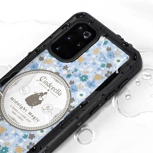 Disney Cinderella Midnight Magic Silhouette Galaxy S20 Plus Waterproof Case