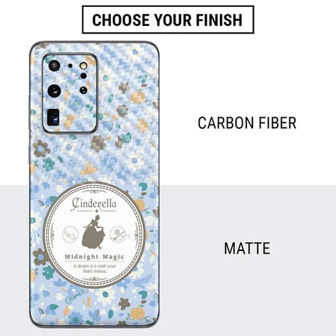 Disney Cinderella Midnight Magic Silhouette Galaxy S20 Ultra 5G Skin