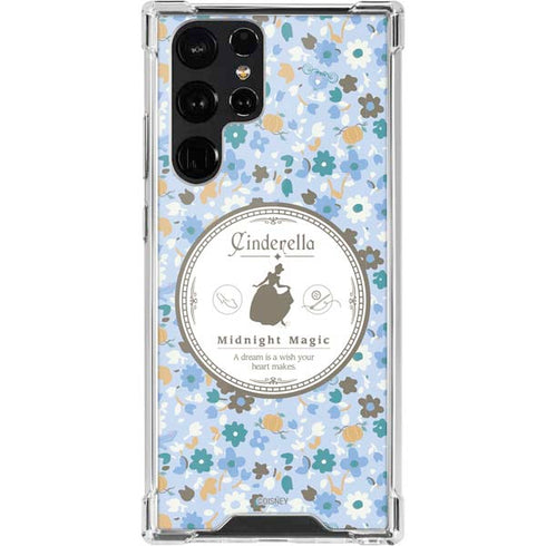 Disney Cinderella Midnight Magic Silhouette Galaxy S22 Ultra Clear Case
