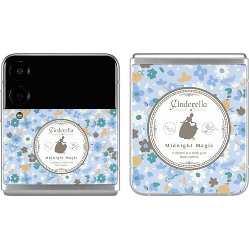 Disney Cinderella Midnight Magic Silhouette Galaxy Z Flip4 5G Skin