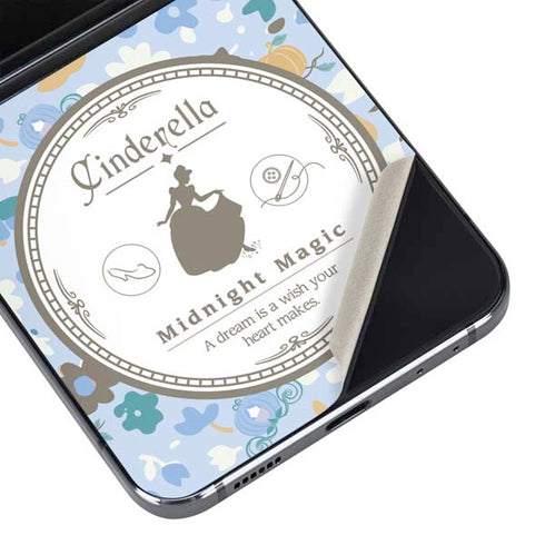 Disney Cinderella Midnight Magic Silhouette Galaxy Z Flip5 5G Skin