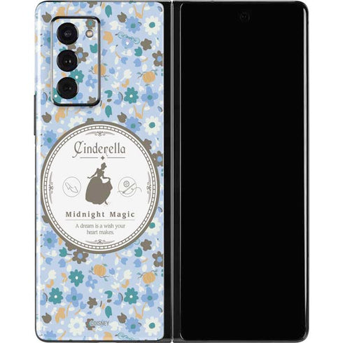 Disney Cinderella Midnight Magic Silhouette Galaxy Z Fold2 5G Skin