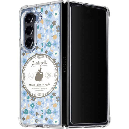 Disney Cinderella Midnight Magic Silhouette Galaxy Z Fold5 5G Clear Case