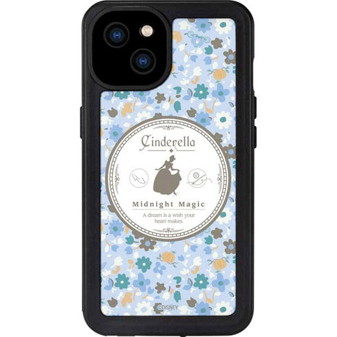 Disney Cinderella Midnight Magic Silhouette iPhone 15 Plus Waterproof Case