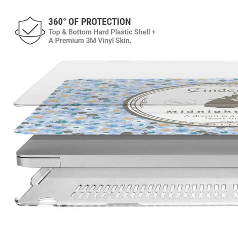 Disney Cinderella Midnight Magic Silhouette MacBook Pro 16in (2019-20) Case plus Skin