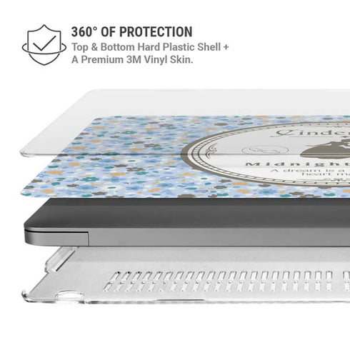 Disney Cinderella Midnight Magic Silhouette MacBook Pro 16in (2021-25) Case plus Skin