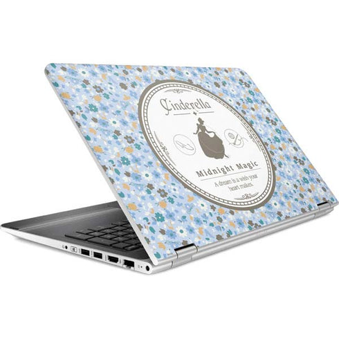 Disney Cinderella Midnight Magic Silhouette HP Pavilion Skin