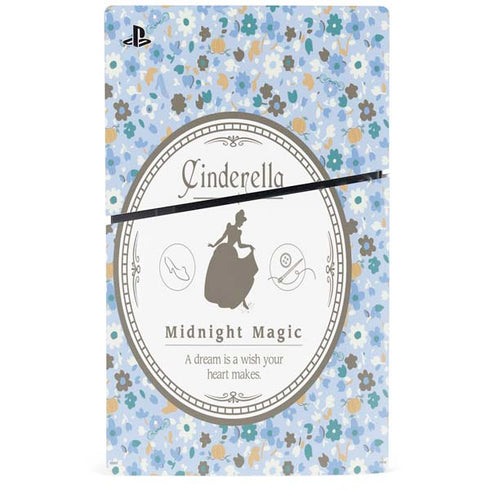 Disney Cinderella Midnight Magic Silhouette PS5 Slim Digital Edition Console Skin