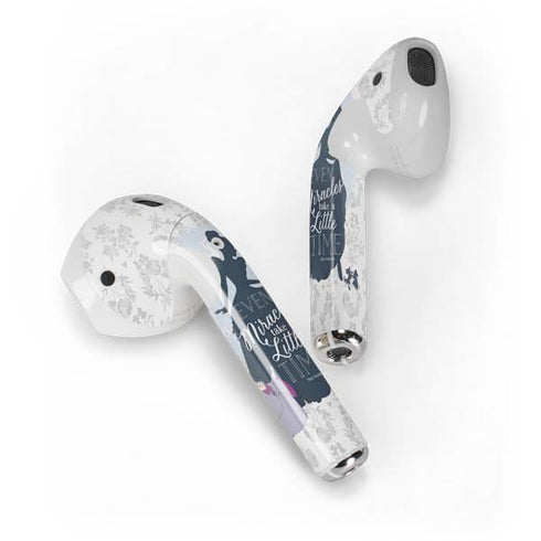 Disney Cinderella Miracles Take Time Silhouette Apple AirPods Skin