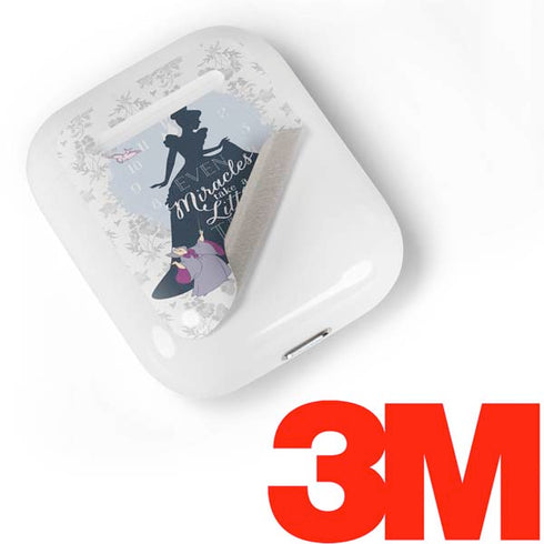 Disney Cinderella Miracles Take Time Silhouette Apple AirPods Skin