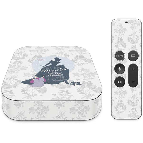 Disney Cinderella Miracles Take Time Silhouette Apple TV Skin