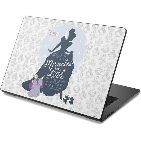 Disney Cinderella Miracles Take Time Silhouette Dell Chromebook Skin