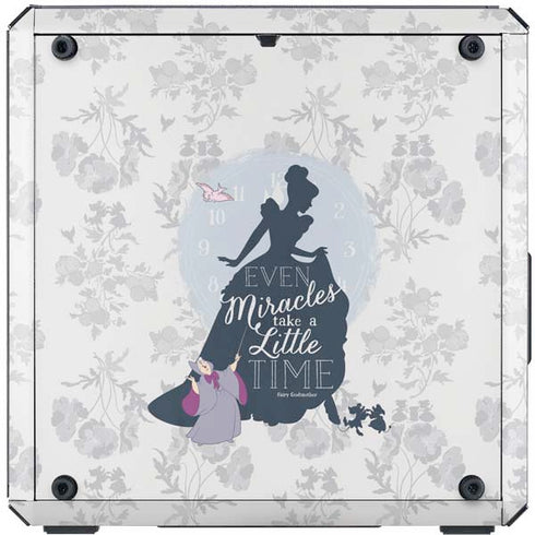 Disney Cinderella Miracles Take Time Silhouette Cooler Master MasterBox Q300L Mini Tower Skin