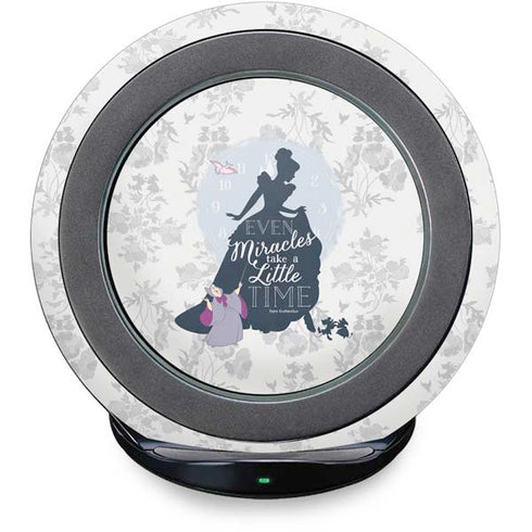 Disney Cinderella Miracles Take Time Silhouette Fast Charge Wireless Charging Stand Skin