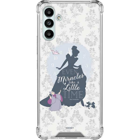 Disney Cinderella Miracles Take Time Silhouette Galaxy A13 5G Clear Case