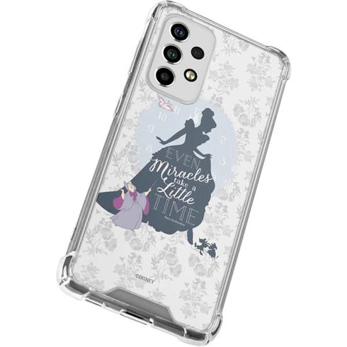 Disney Cinderella Miracles Take Time Silhouette Galaxy A33 5G Clear Case