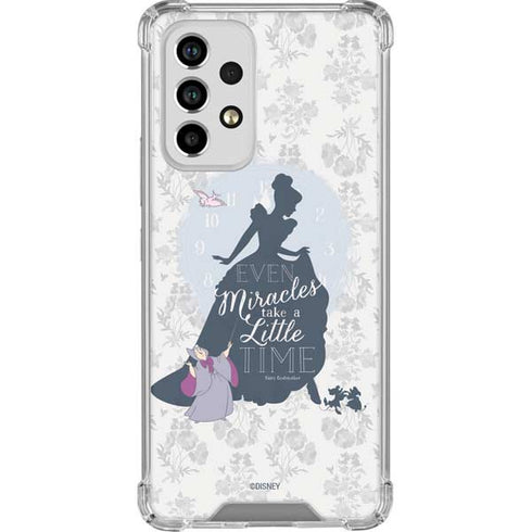 Disney Cinderella Miracles Take Time Silhouette Galaxy A53 5G Clear Case