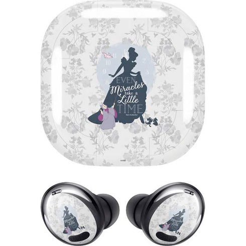 Disney Cinderella Miracles Take Time Silhouette Galaxy Buds Pro Skin