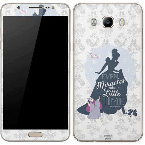Disney Cinderella Miracles Take Time Silhouette Galaxy J7 Skin