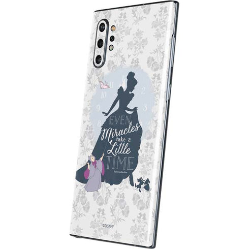 Disney Cinderella Miracles Take Time Silhouette Galaxy Note 10 Plus Skin