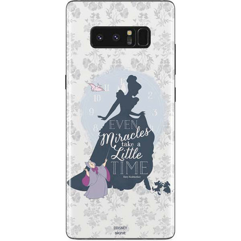 Disney Cinderella Miracles Take Time Silhouette Galaxy Note 8 Skin