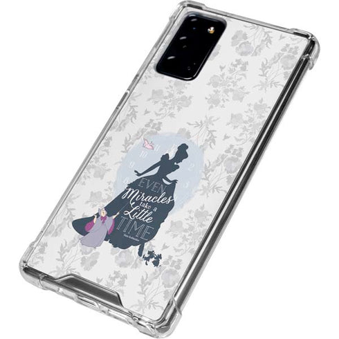 Disney Cinderella Miracles Take Time Silhouette Galaxy Note20 5G Clear Case