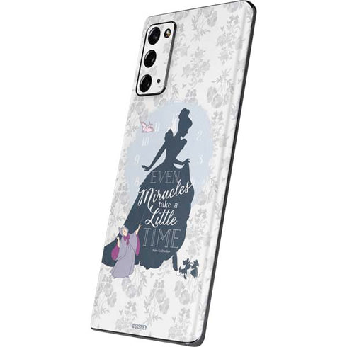 Disney Cinderella Miracles Take Time Silhouette Galaxy Note20 5G Skin