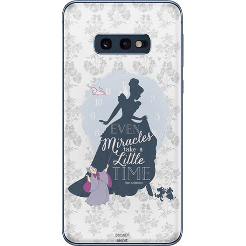 Disney Cinderella Miracles Take Time Silhouette Galaxy S10e Skin