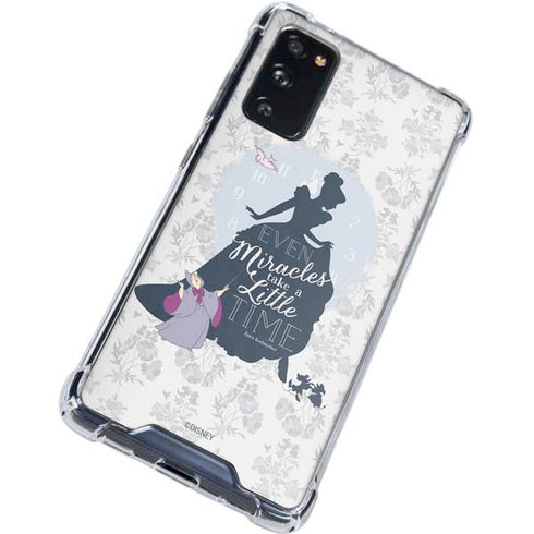 Disney Cinderella Miracles Take Time Silhouette Galaxy S20 FE Clear Case