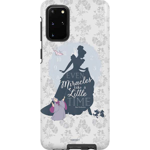 Disney Cinderella Miracles Take Time Silhouette Galaxy S20 Plus Pro Case