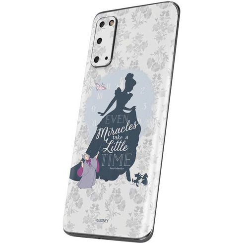 Disney Cinderella Miracles Take Time Silhouette Galaxy S20 Skin