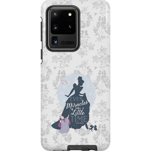 Disney Cinderella Miracles Take Time Silhouette Galaxy S20 Ultra 5G Pro Case